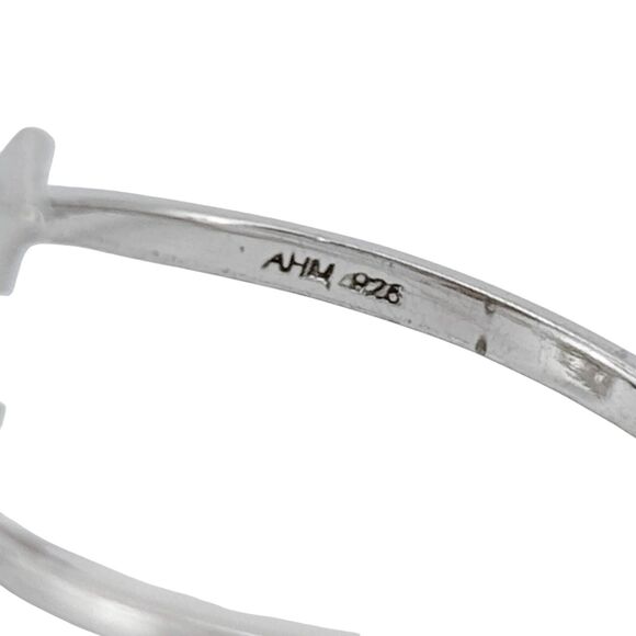 Arrow Wrap Ring | Vintage Sterling Silver 925 | Size 7.5 - Picture 6 of 9